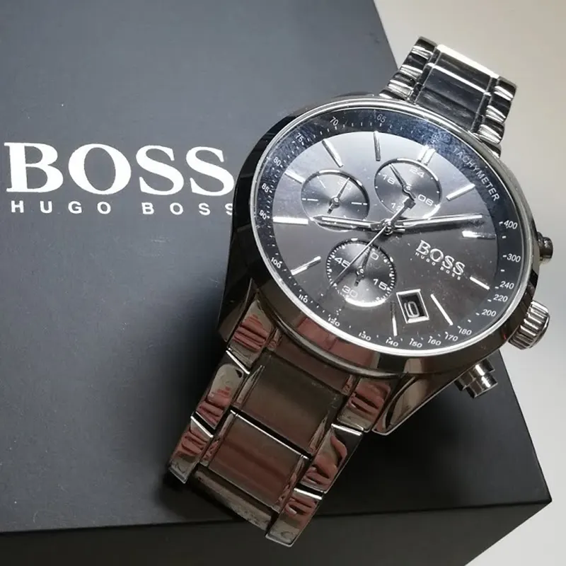 Hugo Boss Grand Prix Black Dial Fashion Men’s Watch- 1513477